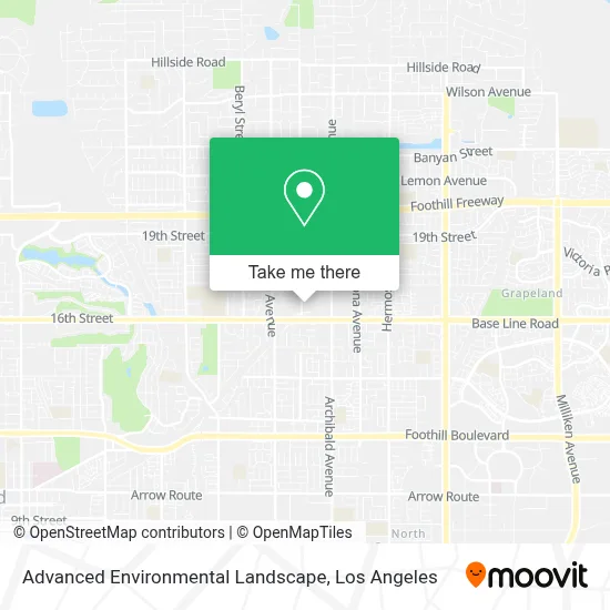 Advanced Environmental Landscape map