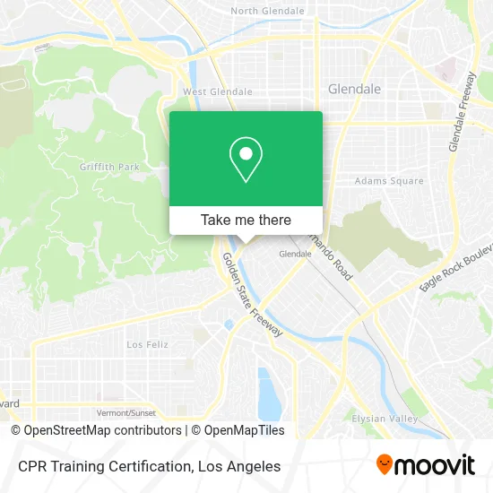 CPR Training Certification map