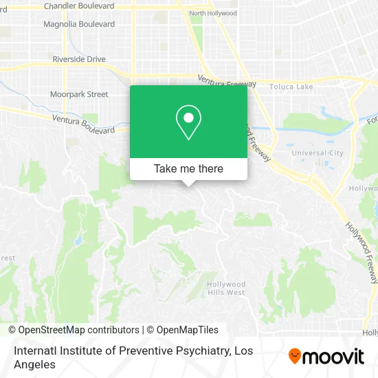 Mapa de Internatl Institute of Preventive Psychiatry