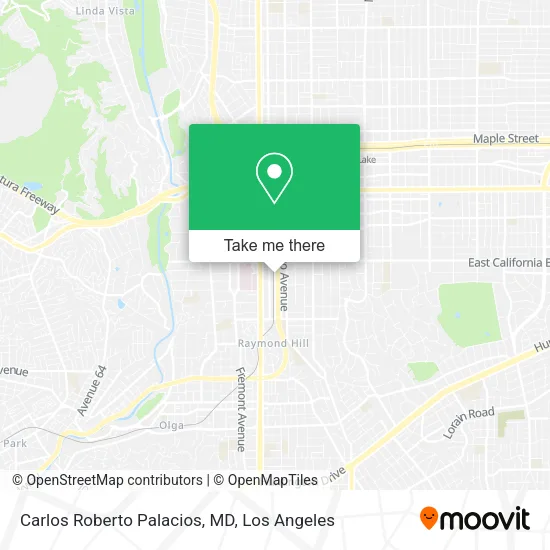 Carlos Roberto Palacios, MD map
