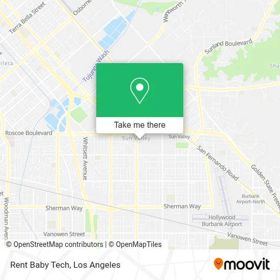 Rent Baby Tech map