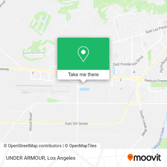UNDER ARMOUR map