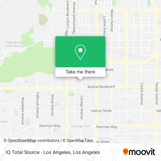 IQ Total Source - Los Angeles map