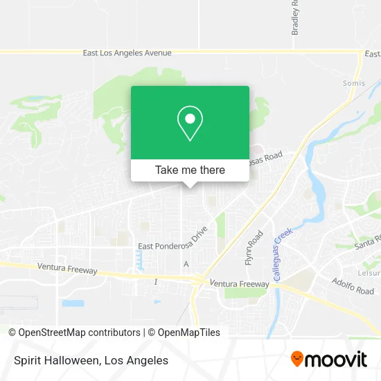 Mapa de Spirit Halloween