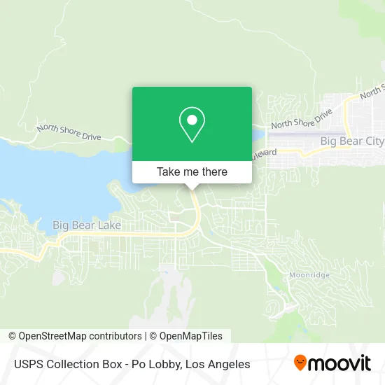 USPS Collection Box - Po Lobby map