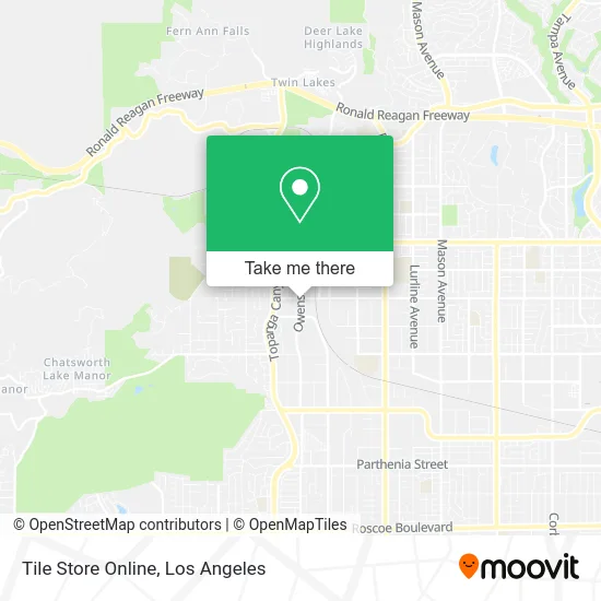 Tile Store Online map
