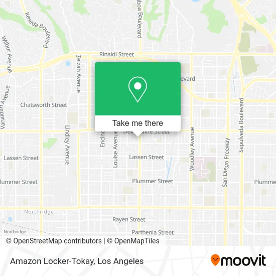 Amazon Locker-Tokay map
