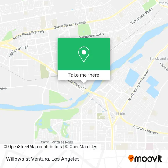 Willows at Ventura map