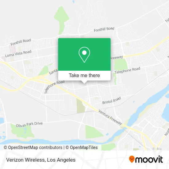 Mapa de Verizon Wireless