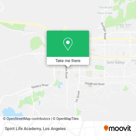 Spirit Life Academy map