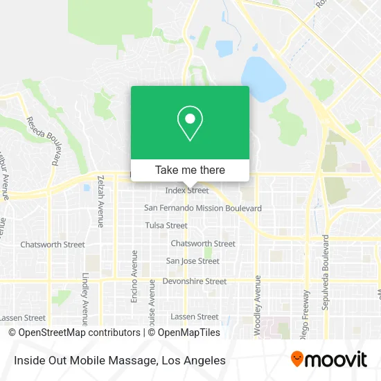Mapa de Inside Out Mobile Massage