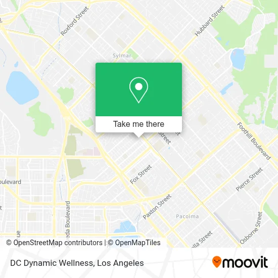 DC Dynamic Wellness map