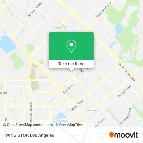 WING STOP map