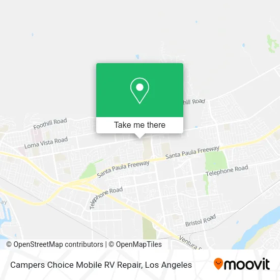 Campers Choice Mobile RV Repair map
