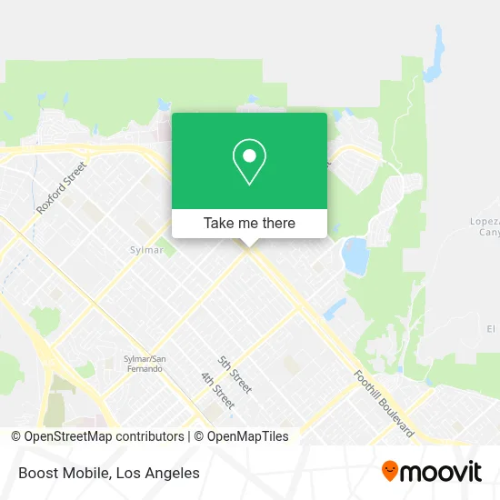 Boost Mobile map