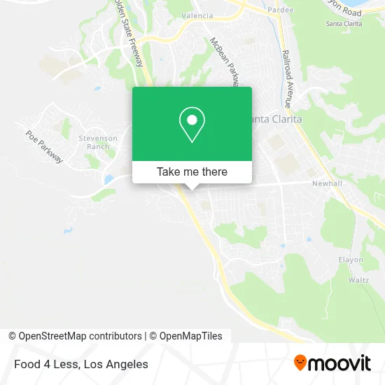 Food 4 Less map