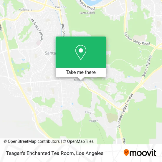 Mapa de Teagan's Enchanted Tea Room