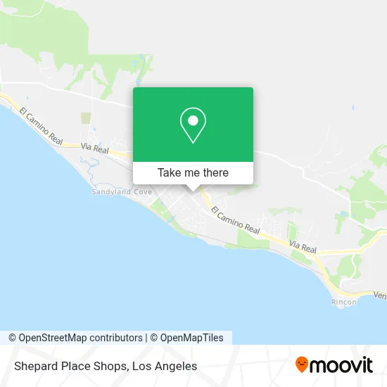 Shepard Place Shops map