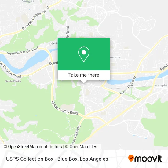 USPS Collection Box - Blue Box map