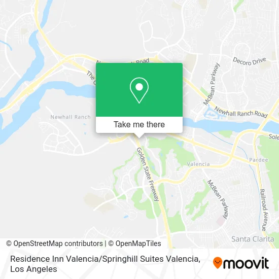Residence Inn Valencia / Springhill Suites Valencia map