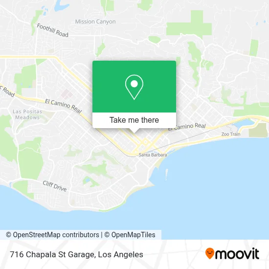 716 Chapala St Garage map
