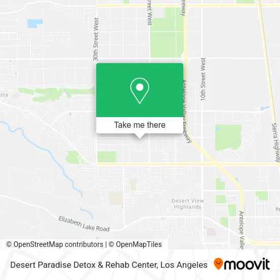 Desert Paradise Detox & Rehab Center map