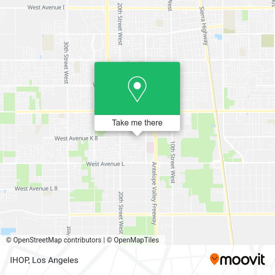 IHOP map
