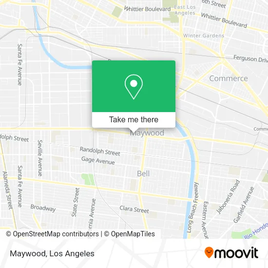 Maywood map