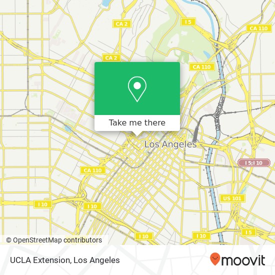 Mapa de UCLA Extension