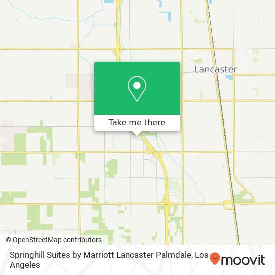 Mapa de Springhill Suites by Marriott Lancaster Palmdale