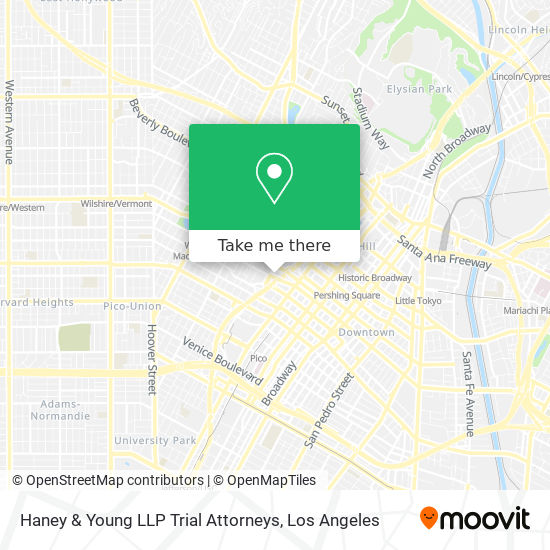 Mapa de Haney & Young LLP Trial Attorneys