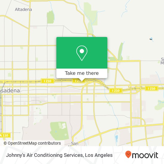 Johnny's Air Conditioning Services map