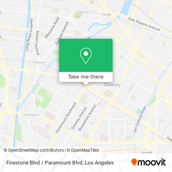 Mapa de Firestone Blvd / Paramount Blvd