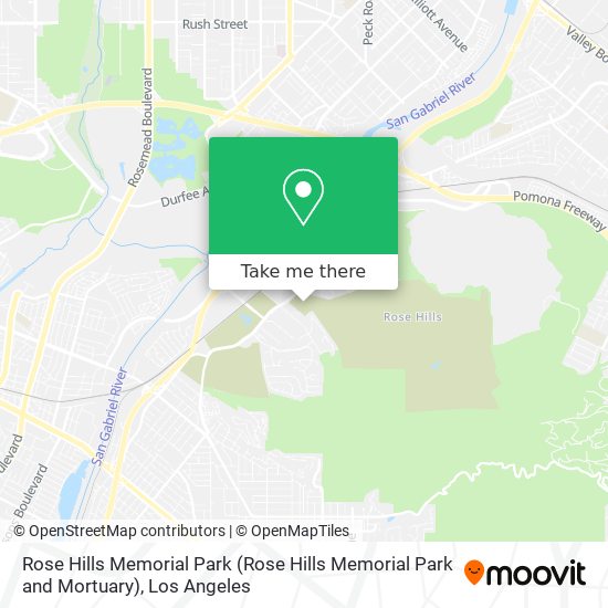 Rose Hills Memorial Park (Rose Hills Memorial Park and Mortuary) map