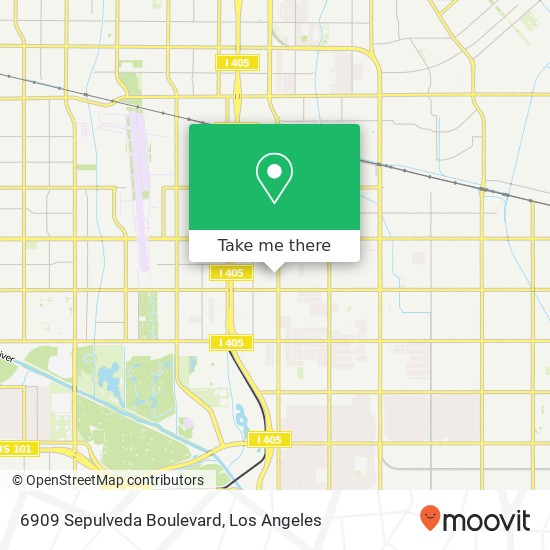 6909 Sepulveda Boulevard map