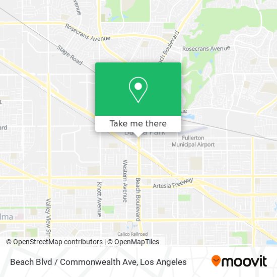 Mapa de Beach Blvd / Commonwealth Ave