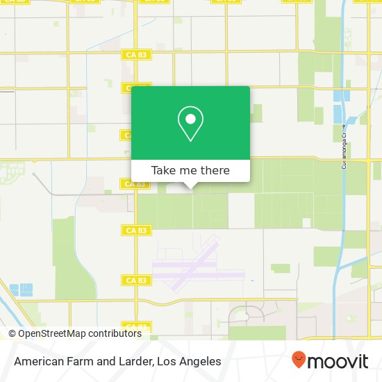 Mapa de American Farm and Larder