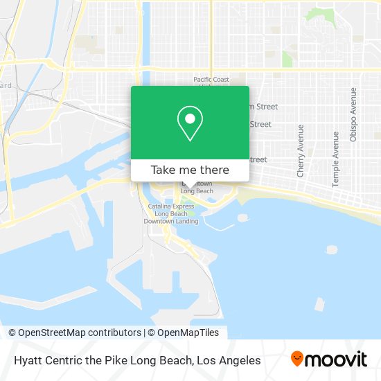 Hyatt Centric the Pike Long Beach map