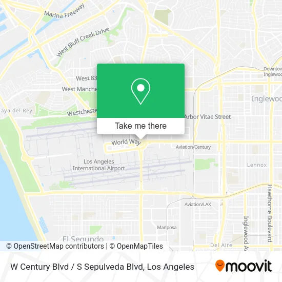 W Century Blvd / S Sepulveda Blvd map