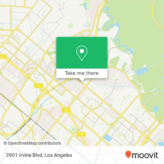 Mapa de 3901 Irvine Blvd