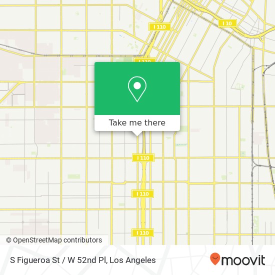 Mapa de S Figueroa St / W 52nd Pl