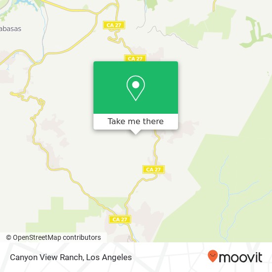 Mapa de Canyon View Ranch