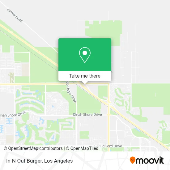In-N-Out Burger map