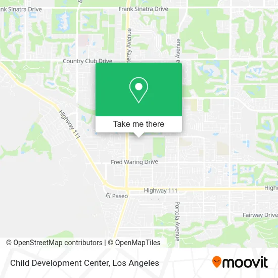 Child Development Center map