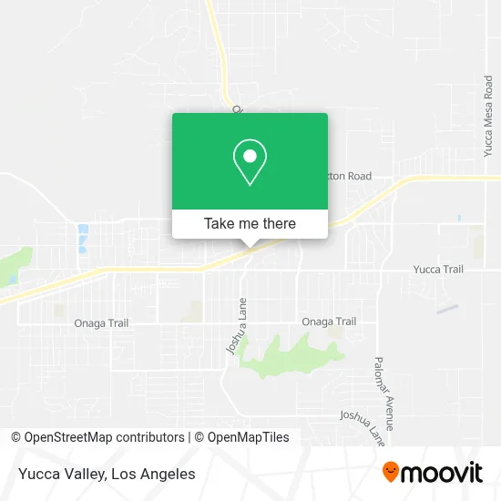 Yucca Valley map