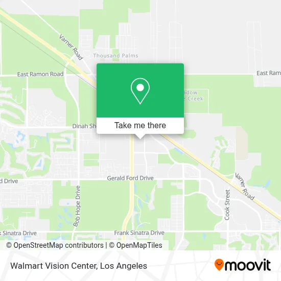 Walmart Vision Center map