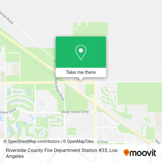 Riverside County Fire Department Station #35 map