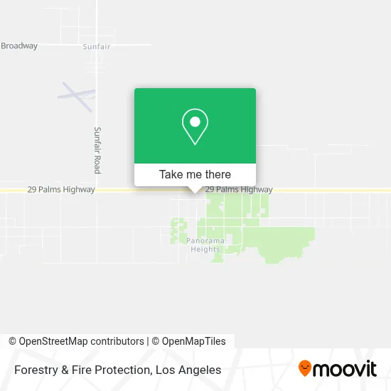 Forestry & Fire Protection map