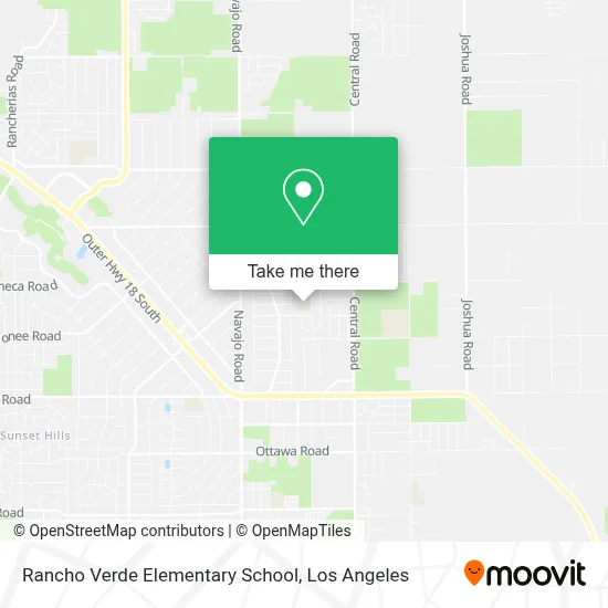 Rancho Verde Elementary School map