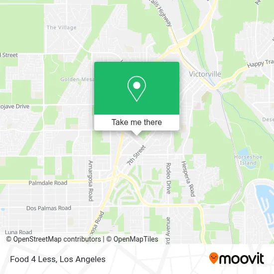 Food 4 Less map
